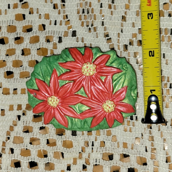 Vintage | Set of 5 Hand Painted Ceramic  Christmas Ornaments - Picture 12 of 14